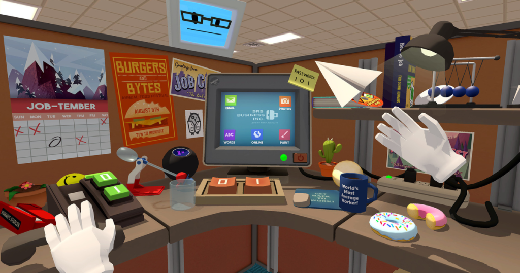 Job Simulator is another best non violent vr game of 2023